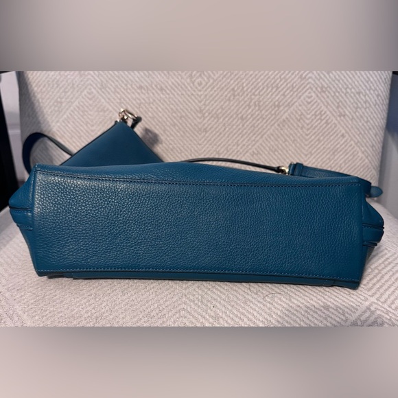 Coach Marlon Hobo Viridian / Teal-Green shoulder bag - Picture 8 of 9